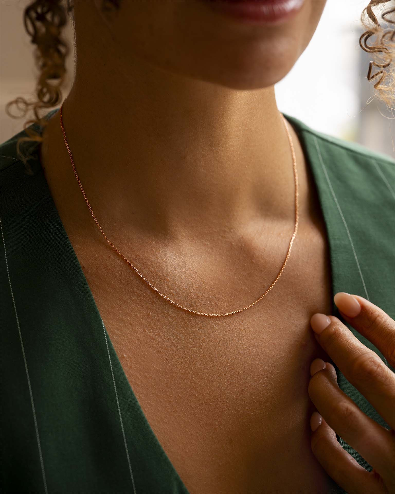 Rose Gold Trace Necklace Chain