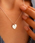 Silver Heart Research UK Personalised Necklace