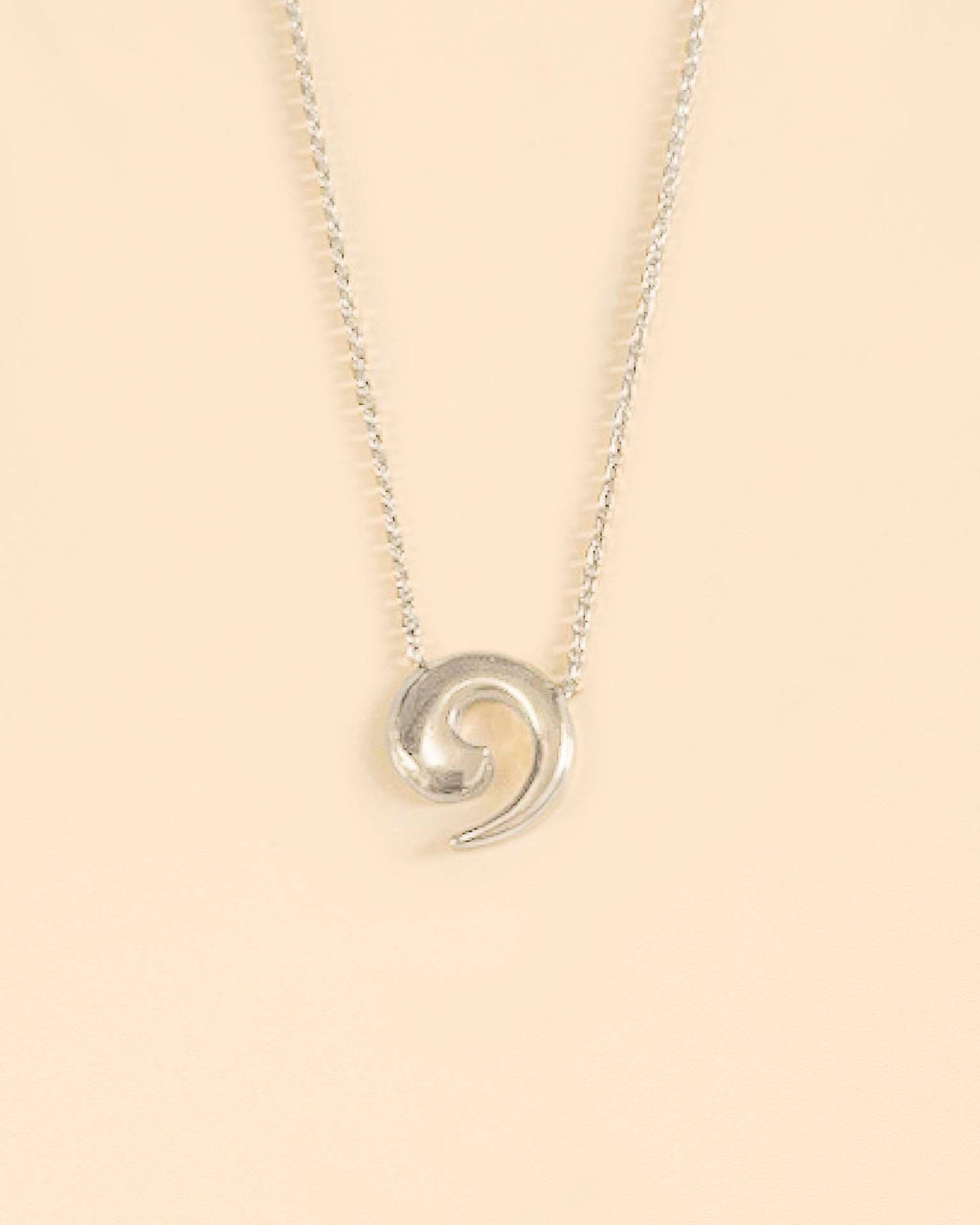 Silver Wave Necklace