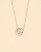 Silver Wave Necklace