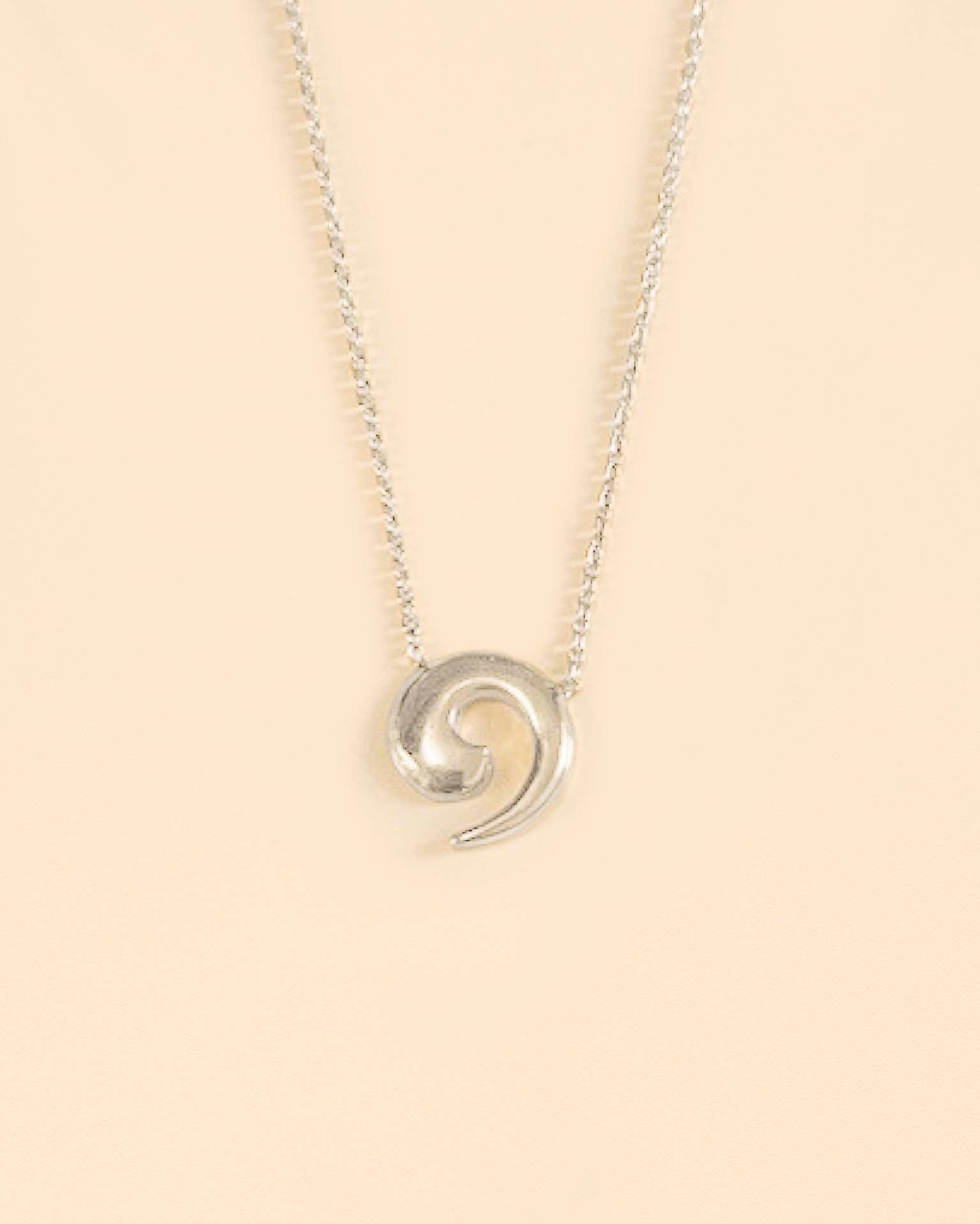 Silver Wave Necklace