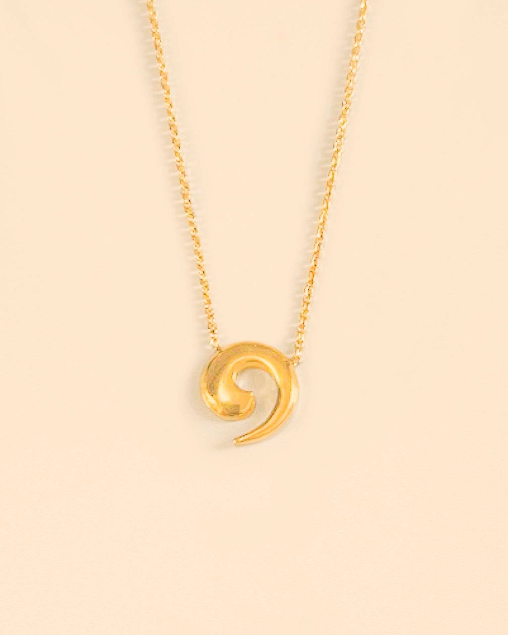 Gold Wave Necklace