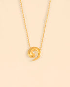 Gold Wave Necklace