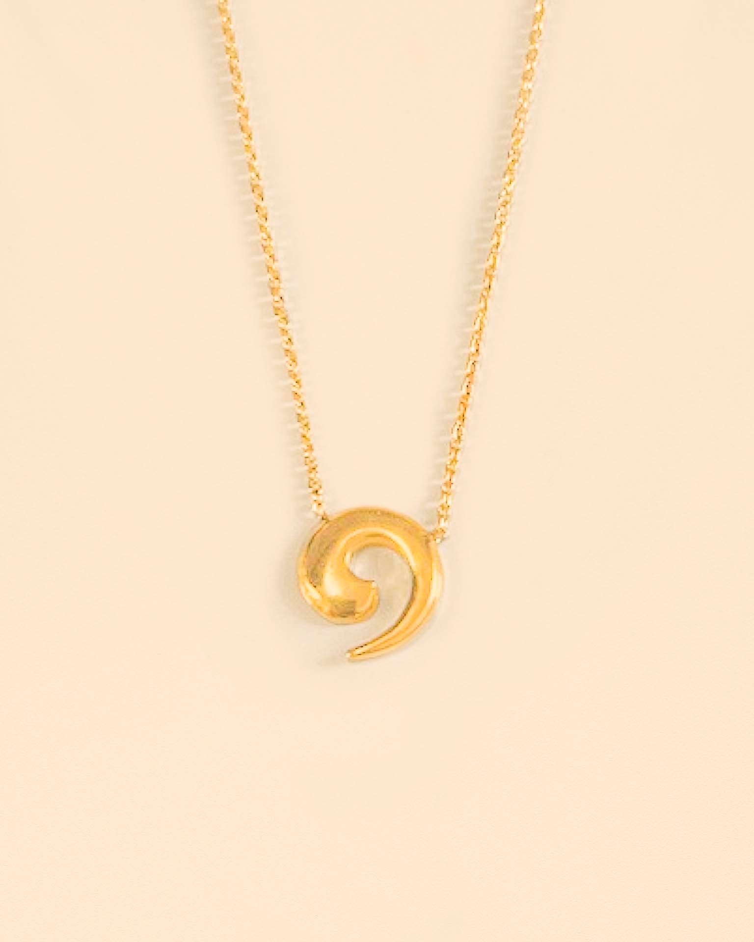 Gold Wave Necklace