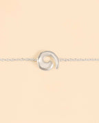 Silver Wave Bracelet