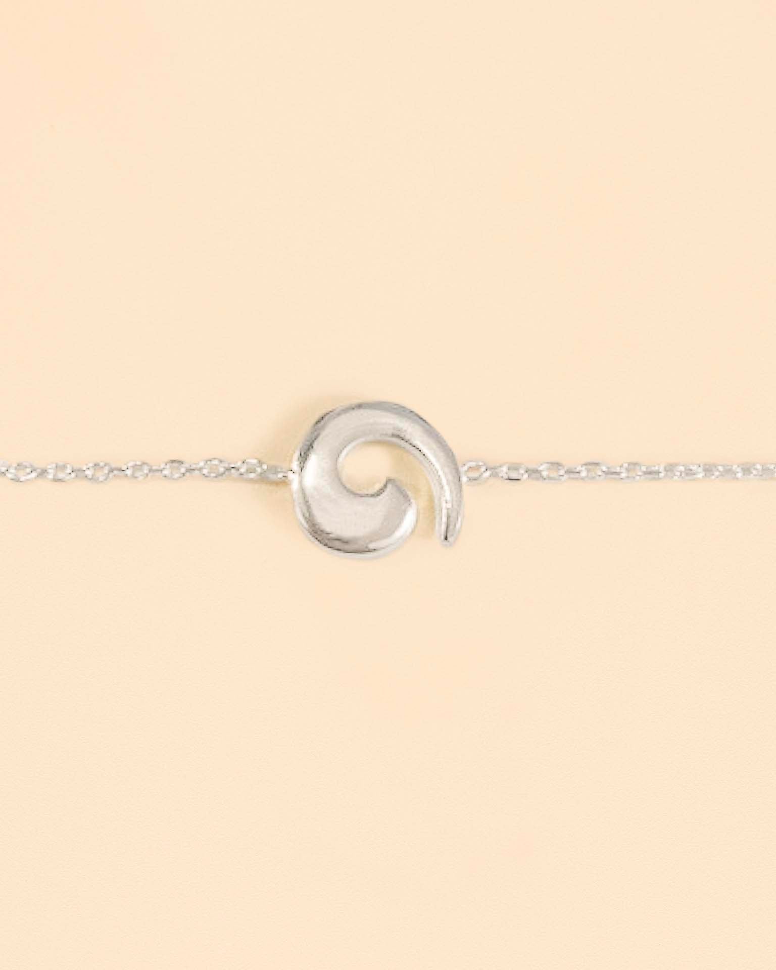 Silver Wave Bracelet