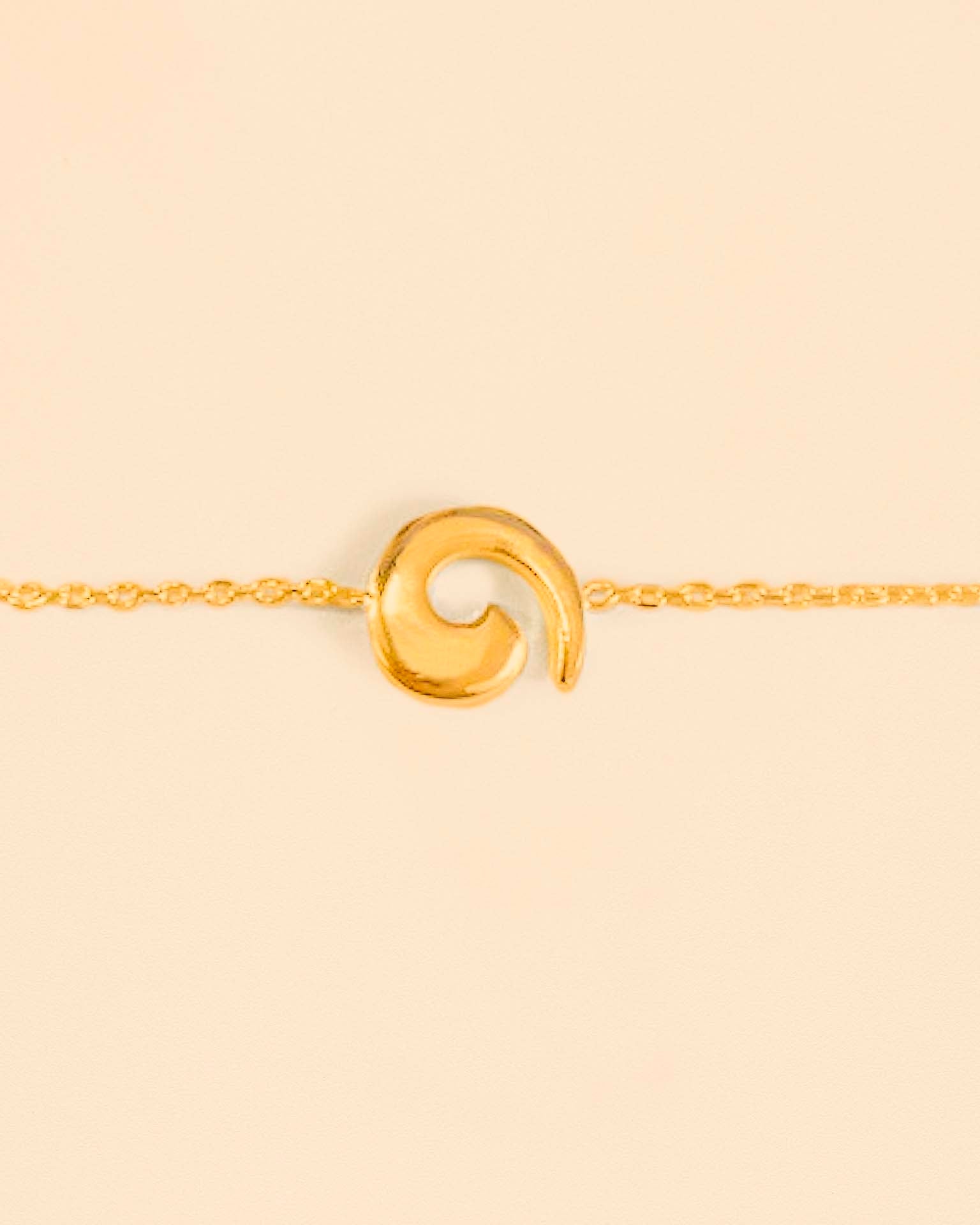 Gold Wave Bracelet