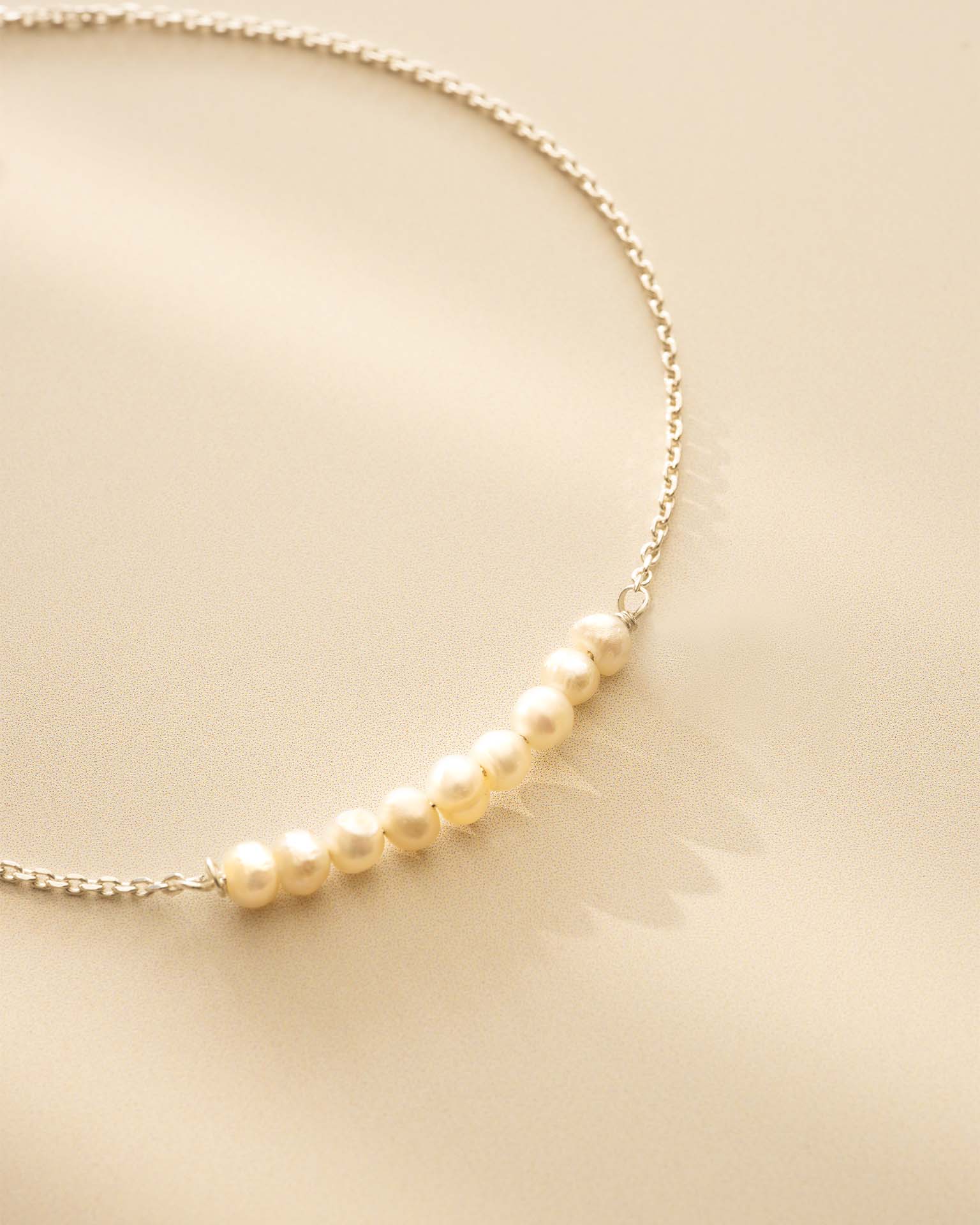 Silver Anja Pearl Bracelet