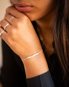 Silver Anja Pearl Bracelet