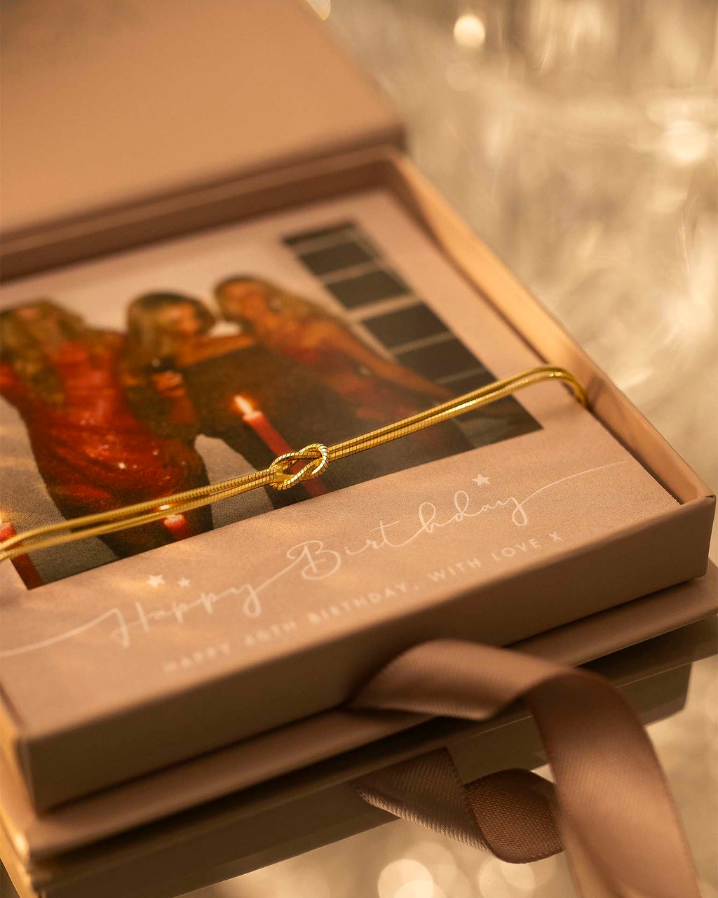 Silver Infinity Knot Personalised Bracelet