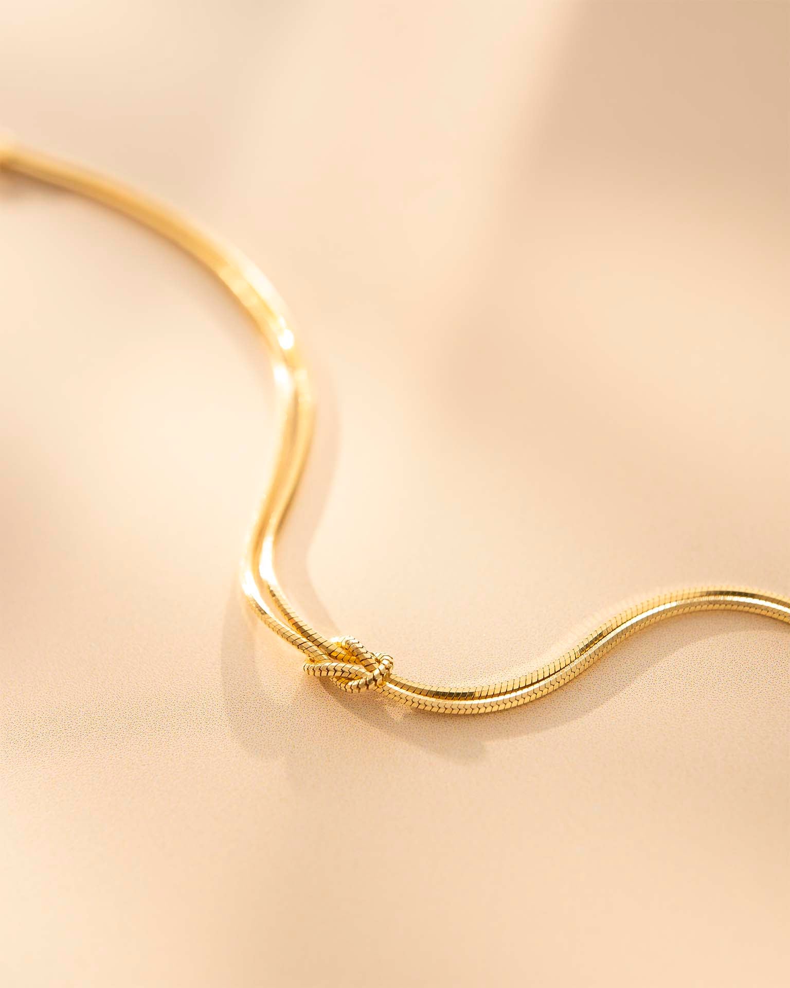 Gold Infinity Knot Personalised Bracelet