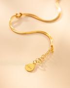 Silver Infinity Knot Personalised Bracelet