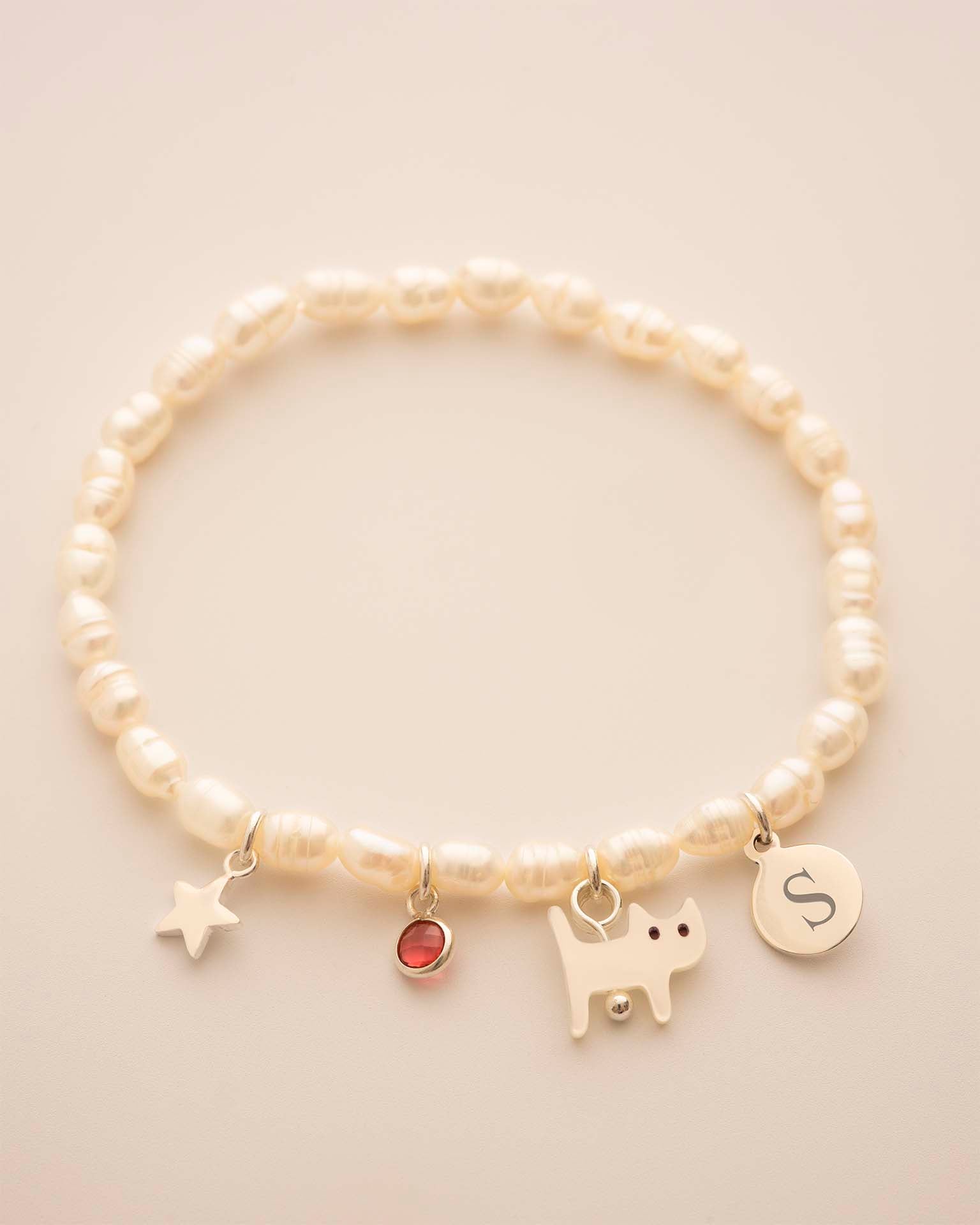 Silver Create Your Own Personalised Kids Bracelet