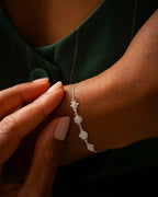 Silver Birthflower Bracelet | Christmas