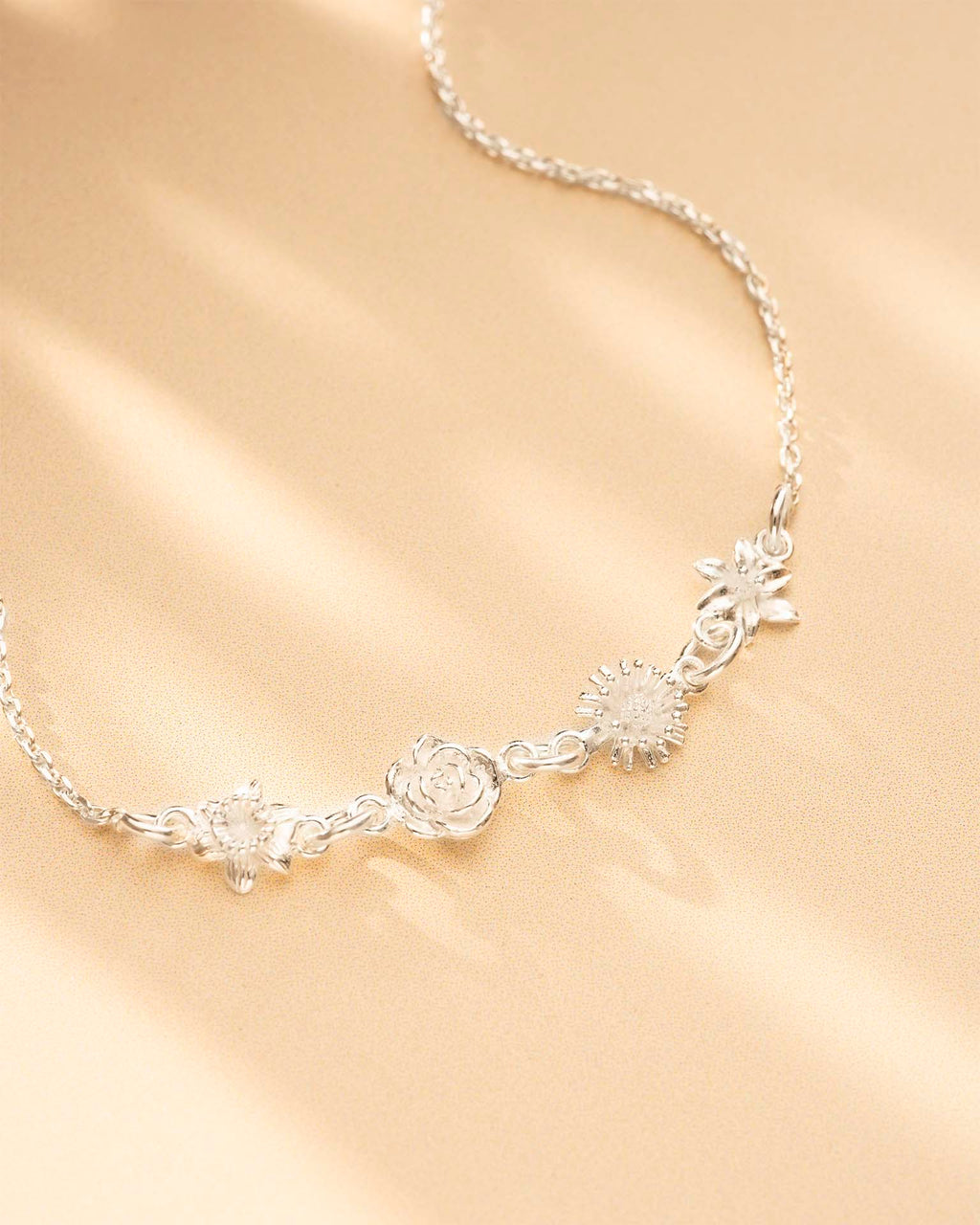 Sterling Silver Filigree Blossom Flower Charm Bead - Fits 3mm European Charm Bracelets & Necklaces