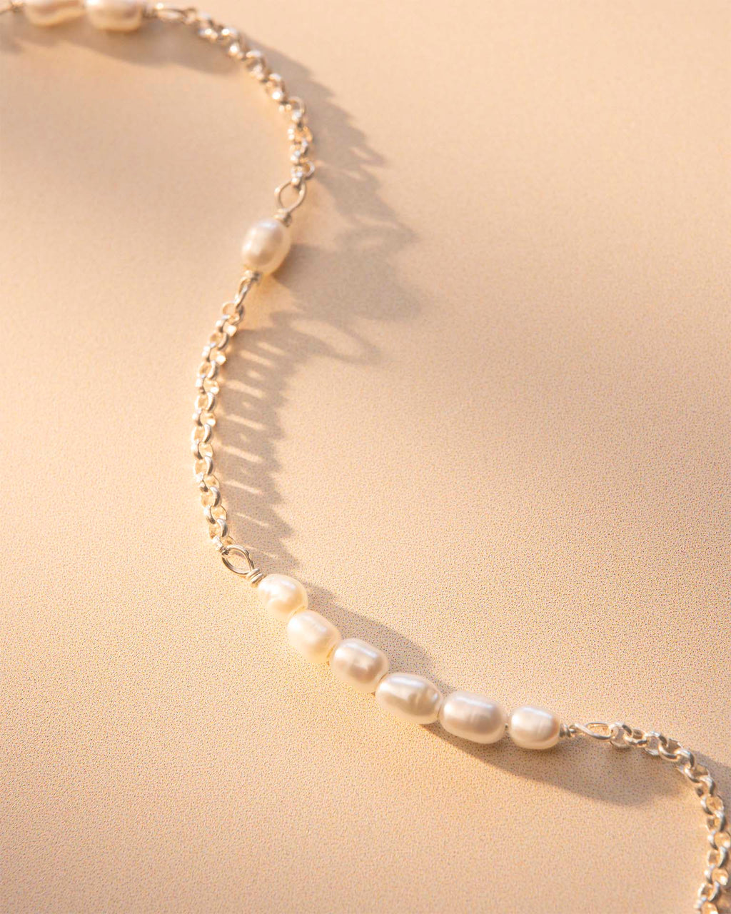 Silver Anja Split Personalised Pearl Bracelet