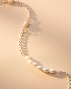 Silver Anja Split Personalised Pearl Bracelet