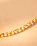 Gold Tennis Bracelet