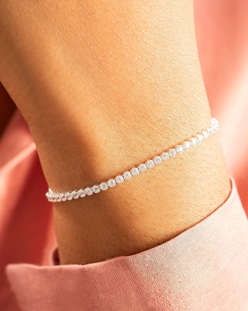 Silver Tennis Bracelet