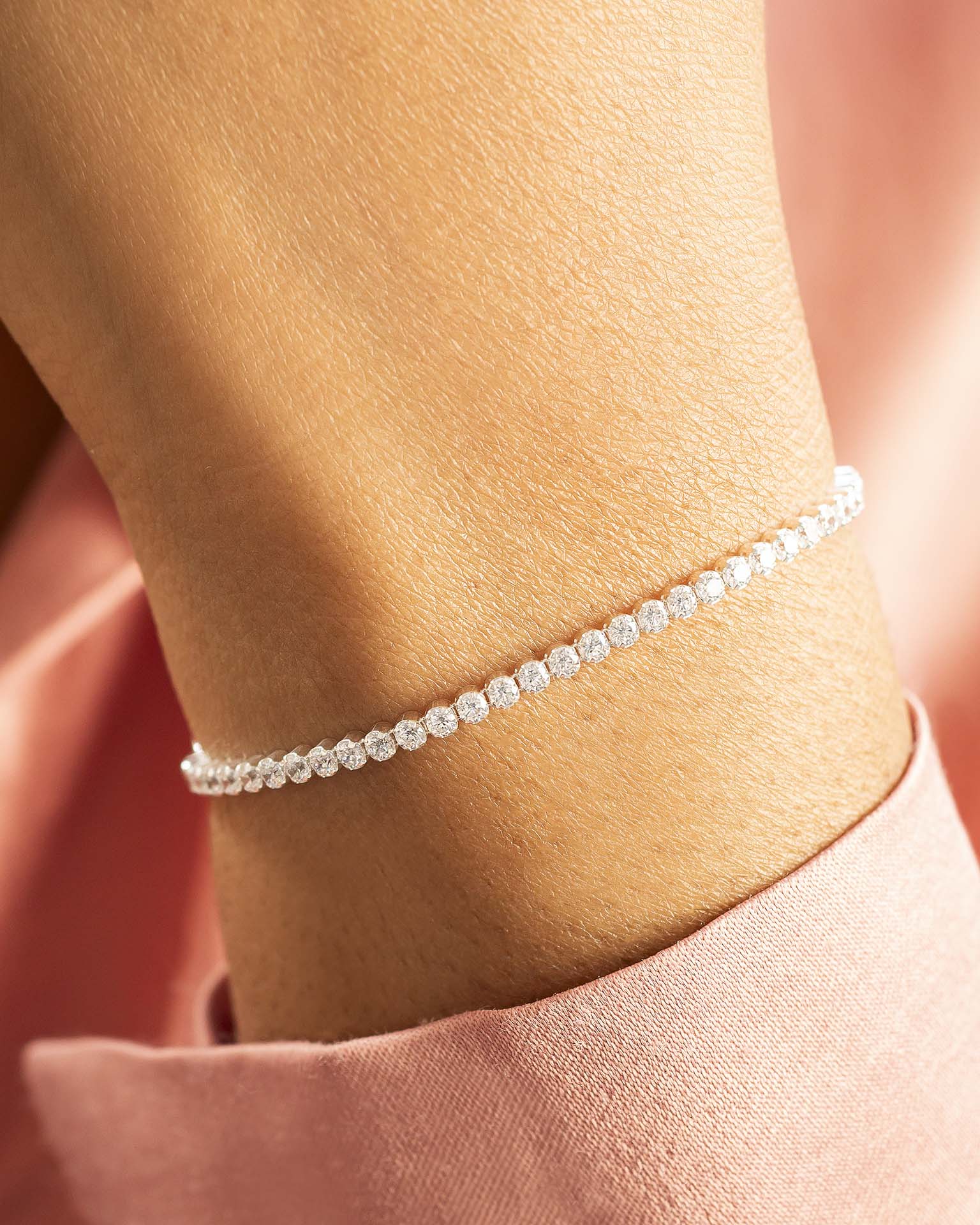 Silver Tennis Bracelet