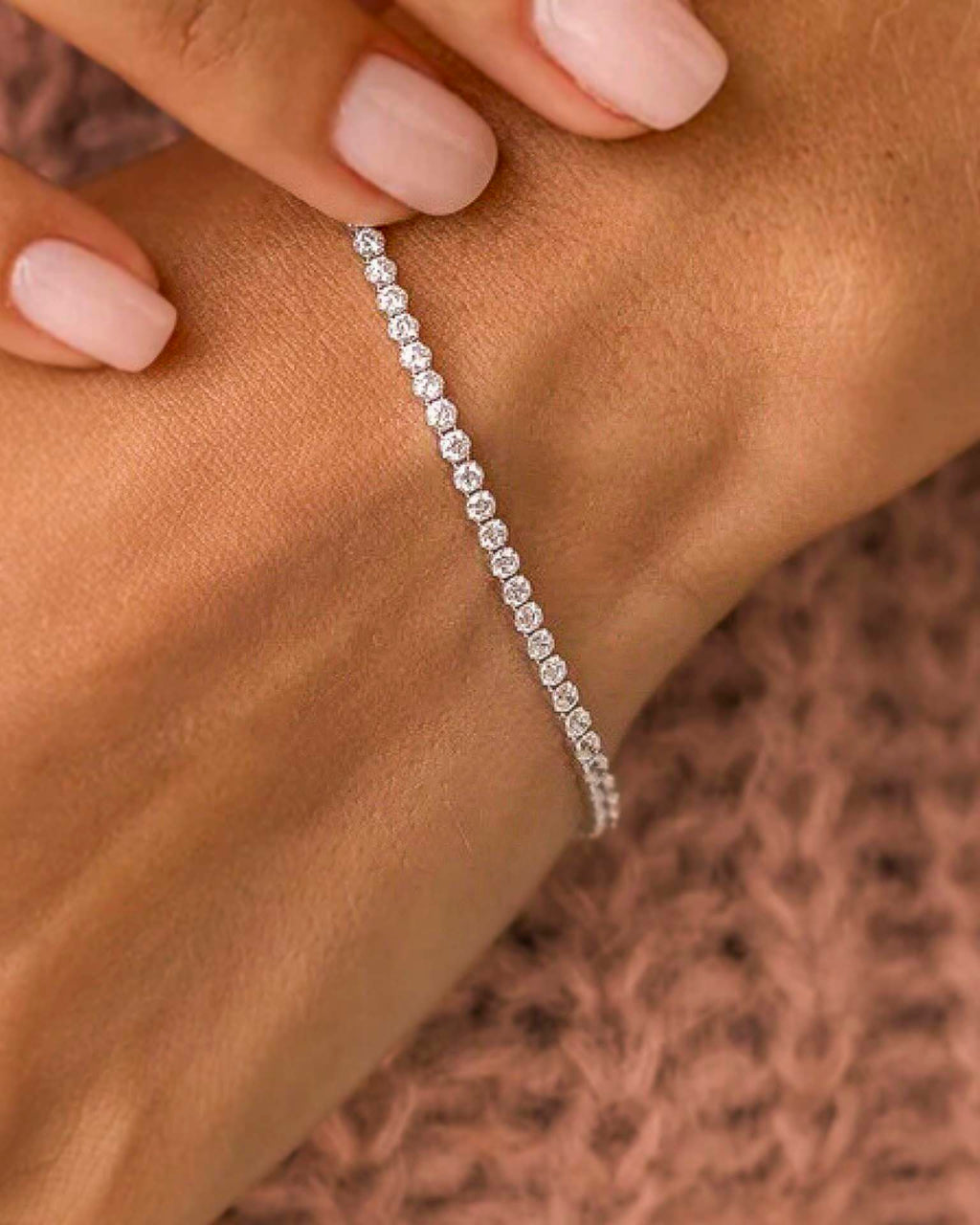 Silver Tennis Bracelet