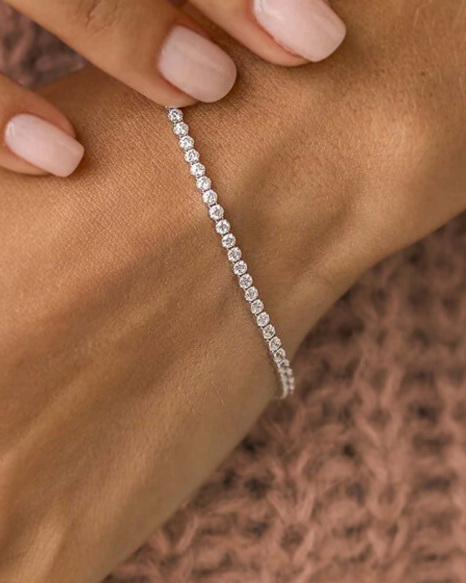 Silver Tennis Bracelet
