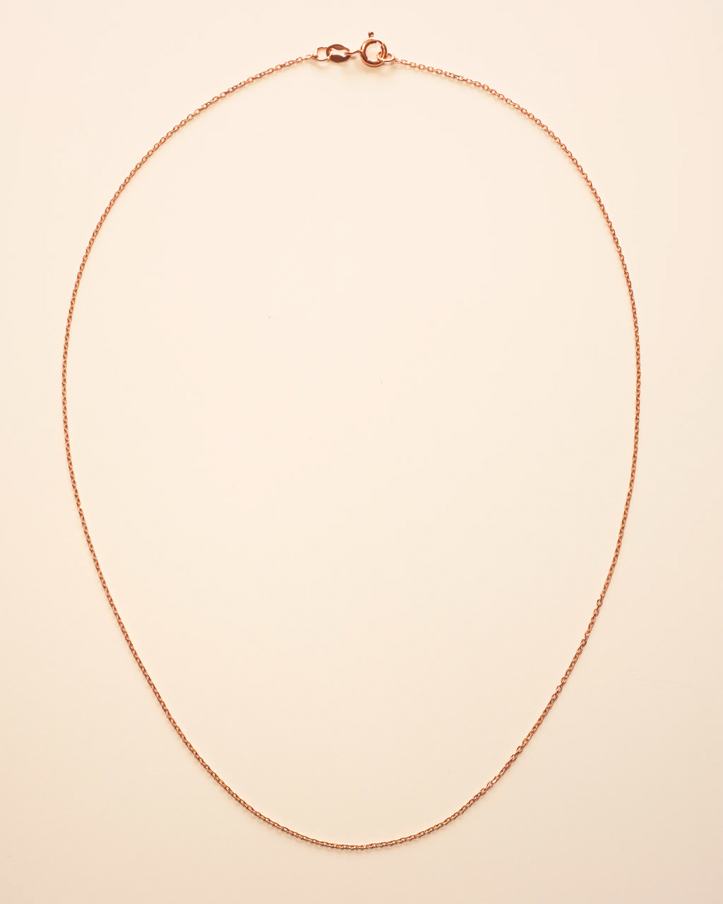 Add a Rose Gold Trace Necklace Chain