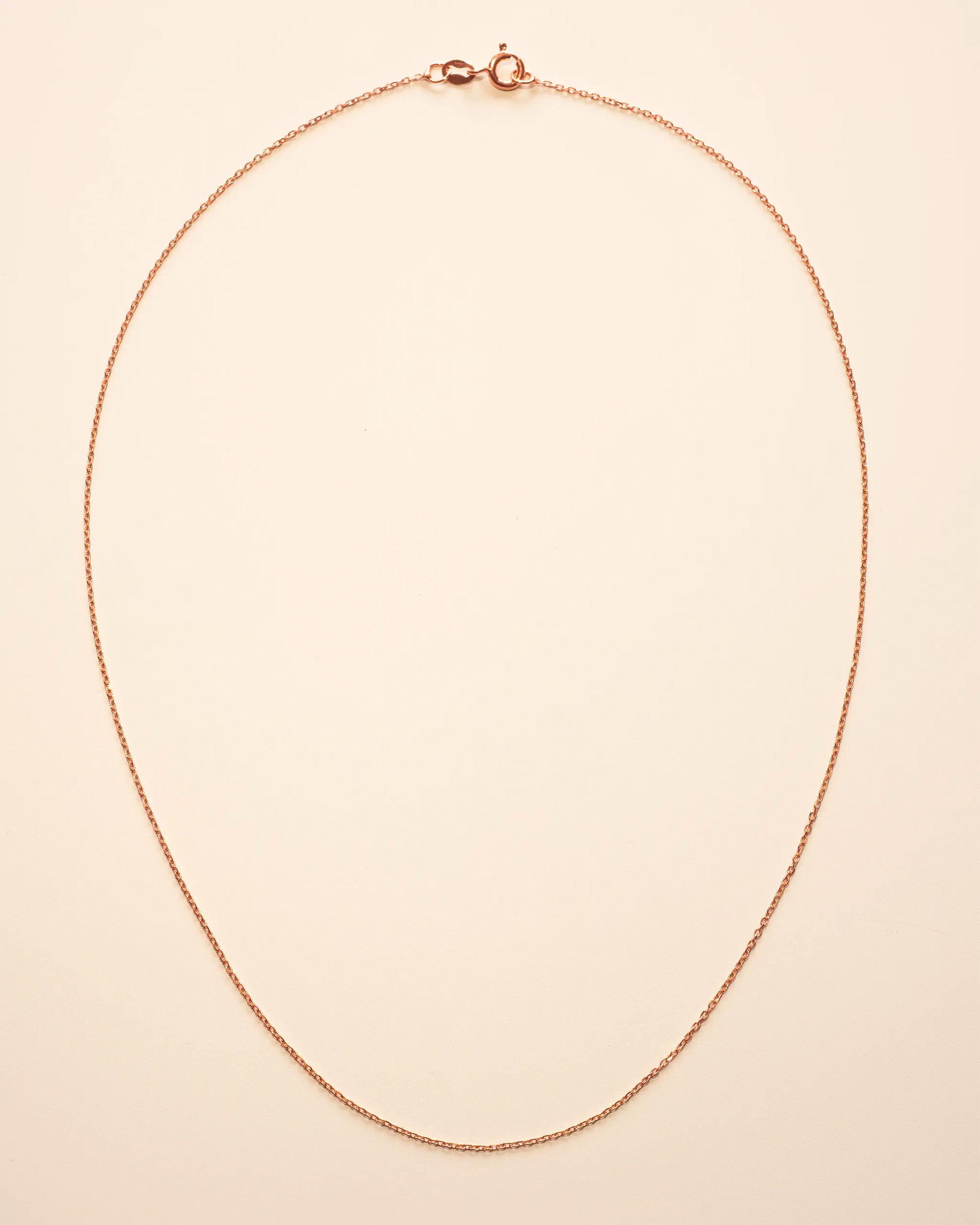 Add a Rose Gold Trace Necklace Chain