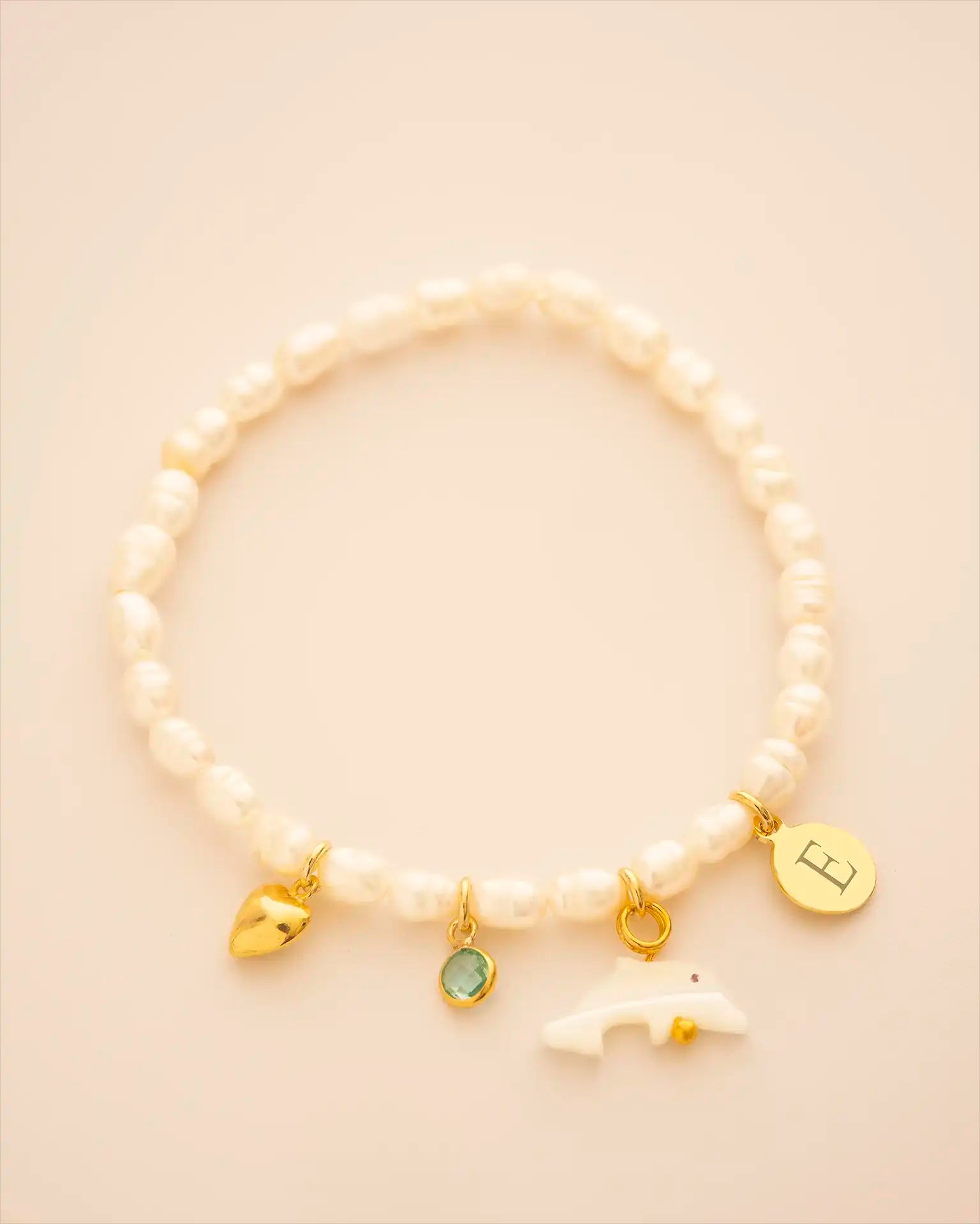 Gold Create Your Own Personalised Kids Bracelet