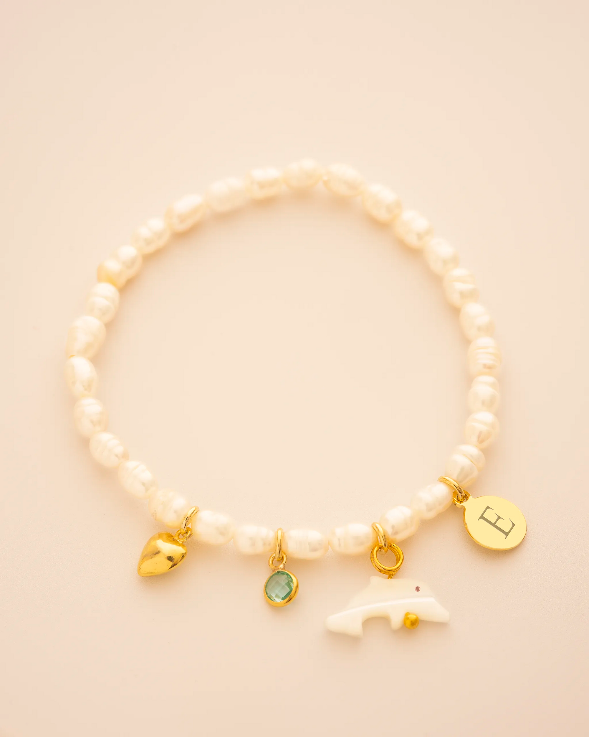 Gold Create Your Own Personalised Kids Bracelet
