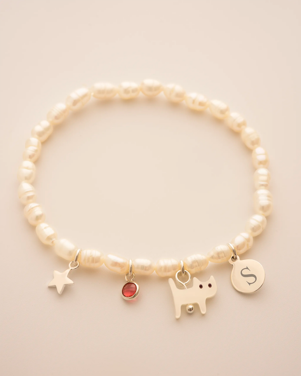 Silver Create Your Own Personalised Kids Bracelet