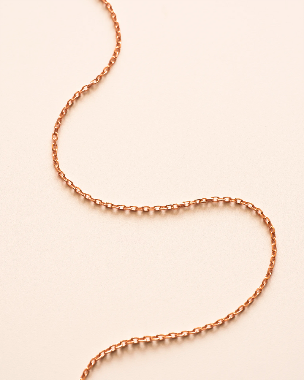 Add a Rose Gold Trace Necklace Chain