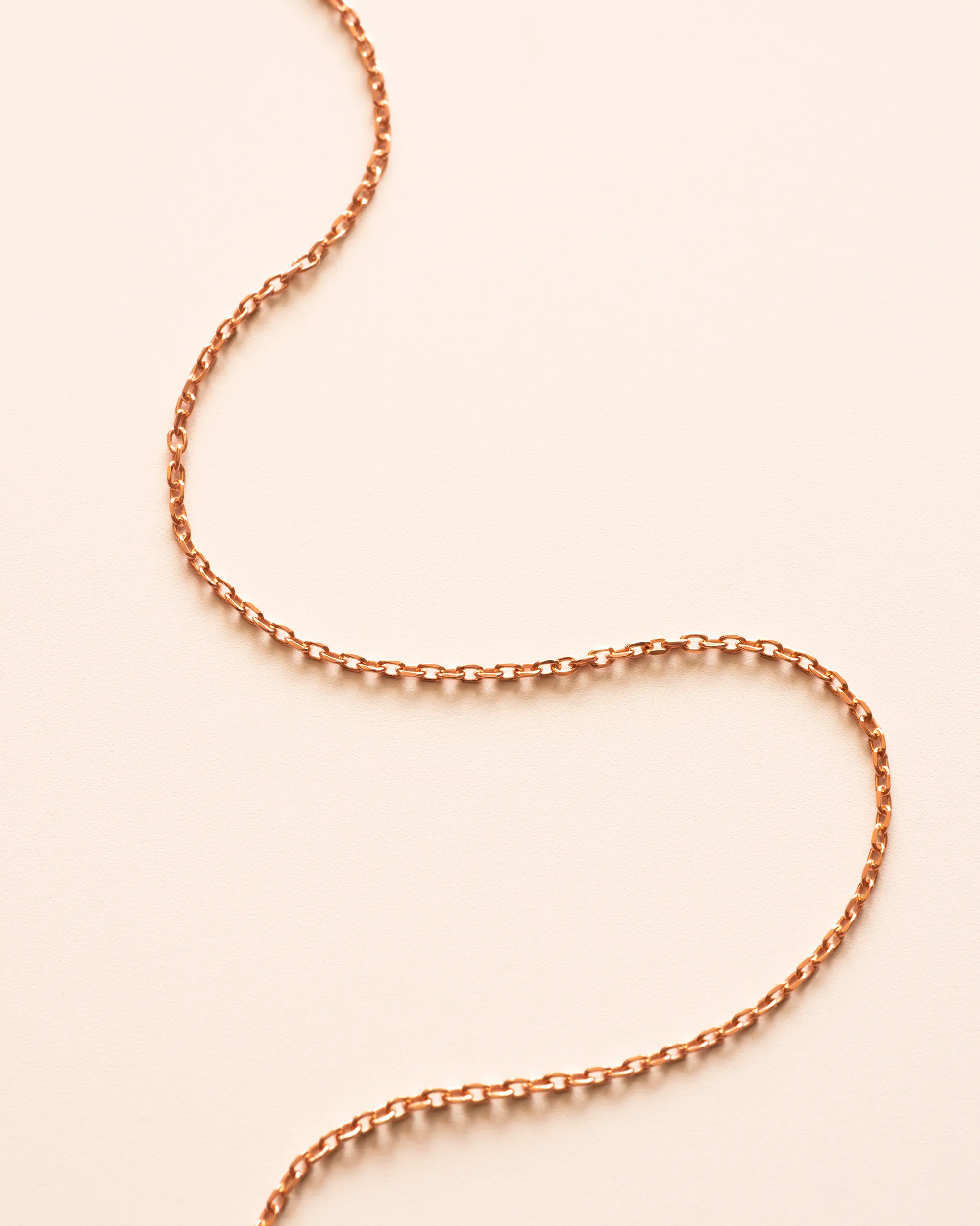 Add a Rose Gold Trace Necklace Chain