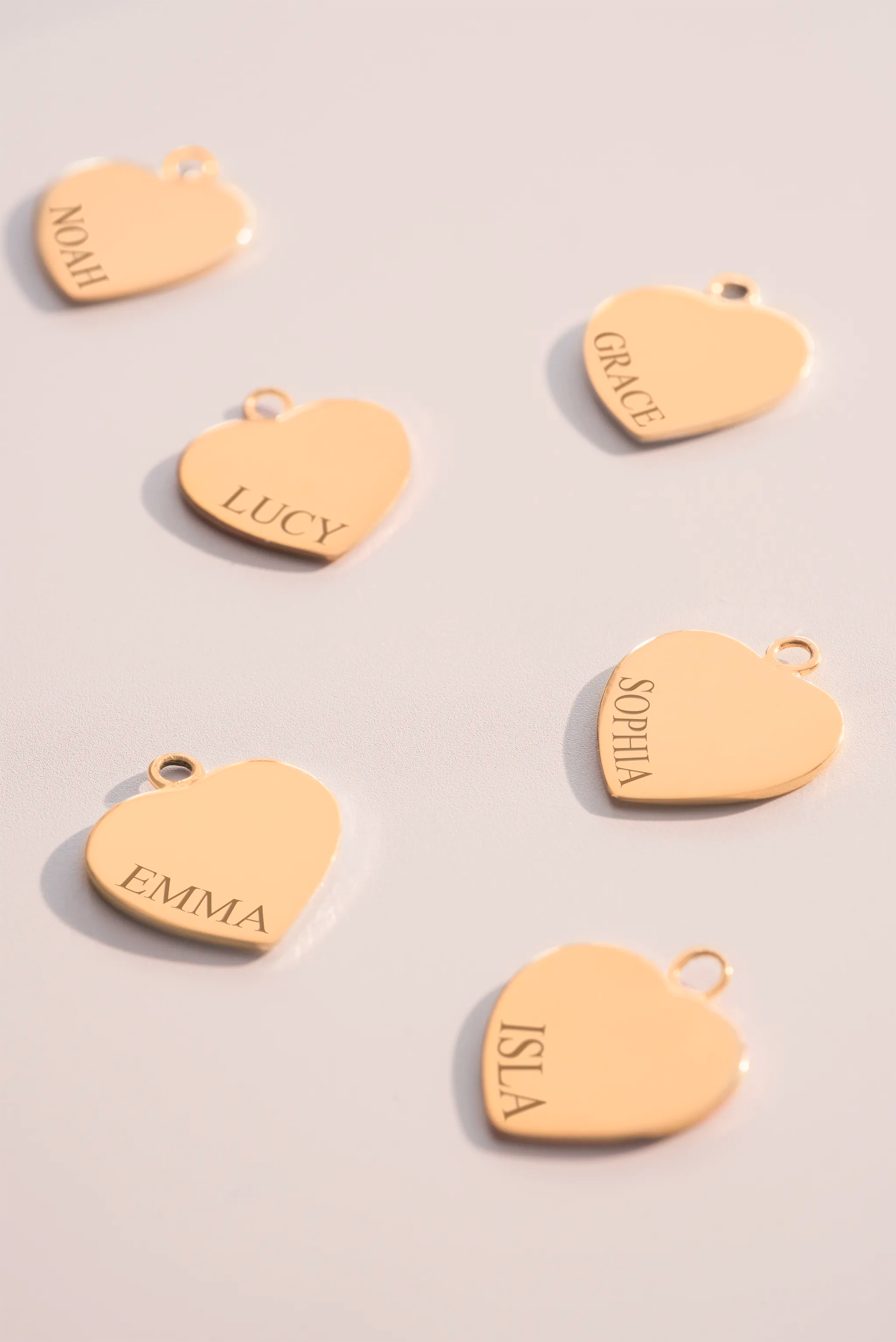 Add a Rose Gold 10mm Heart Charm
