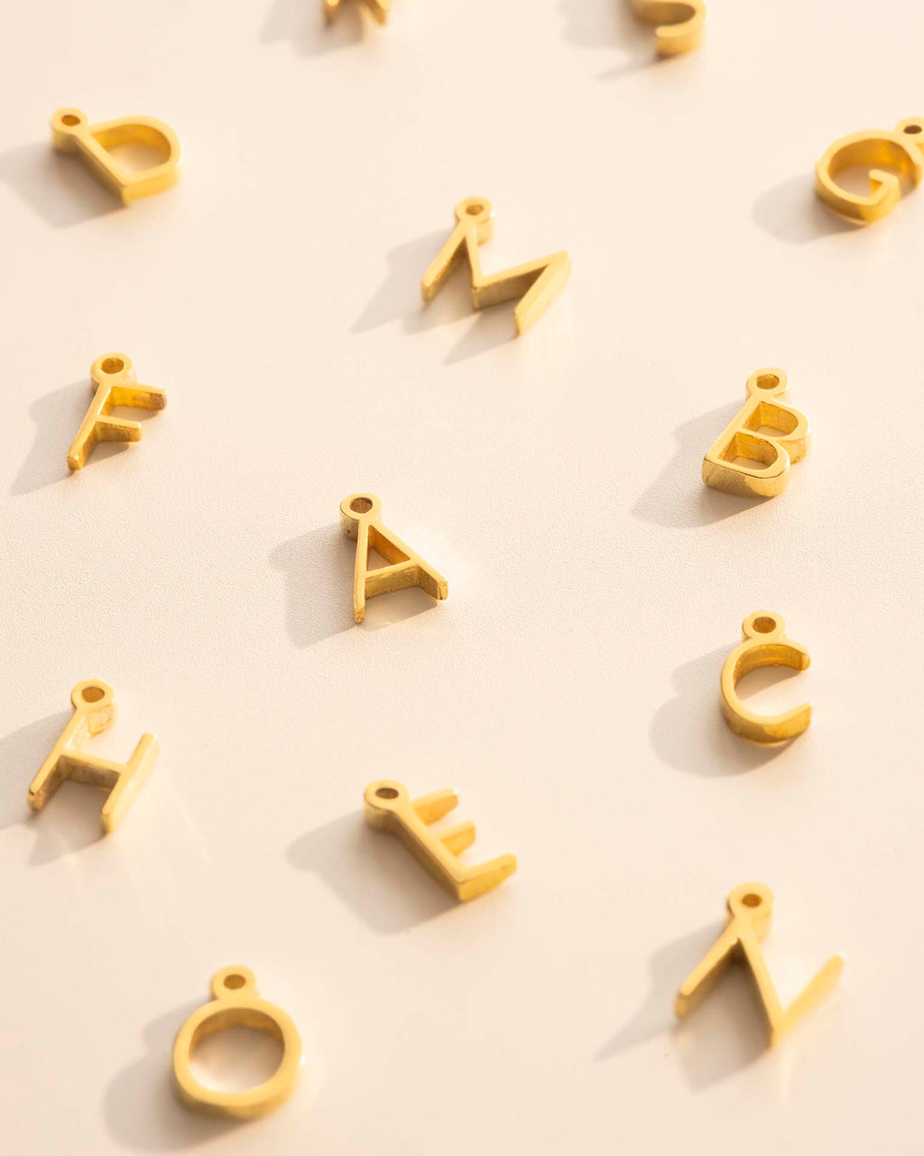 Gold Add a Mini Letter Charm