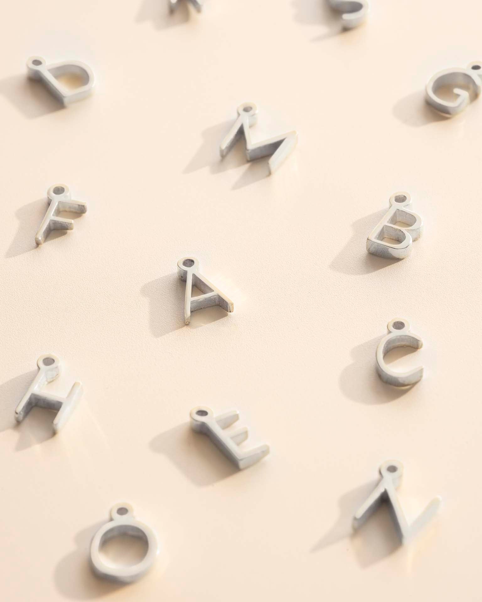 Silver Add a Mini Letter Charm