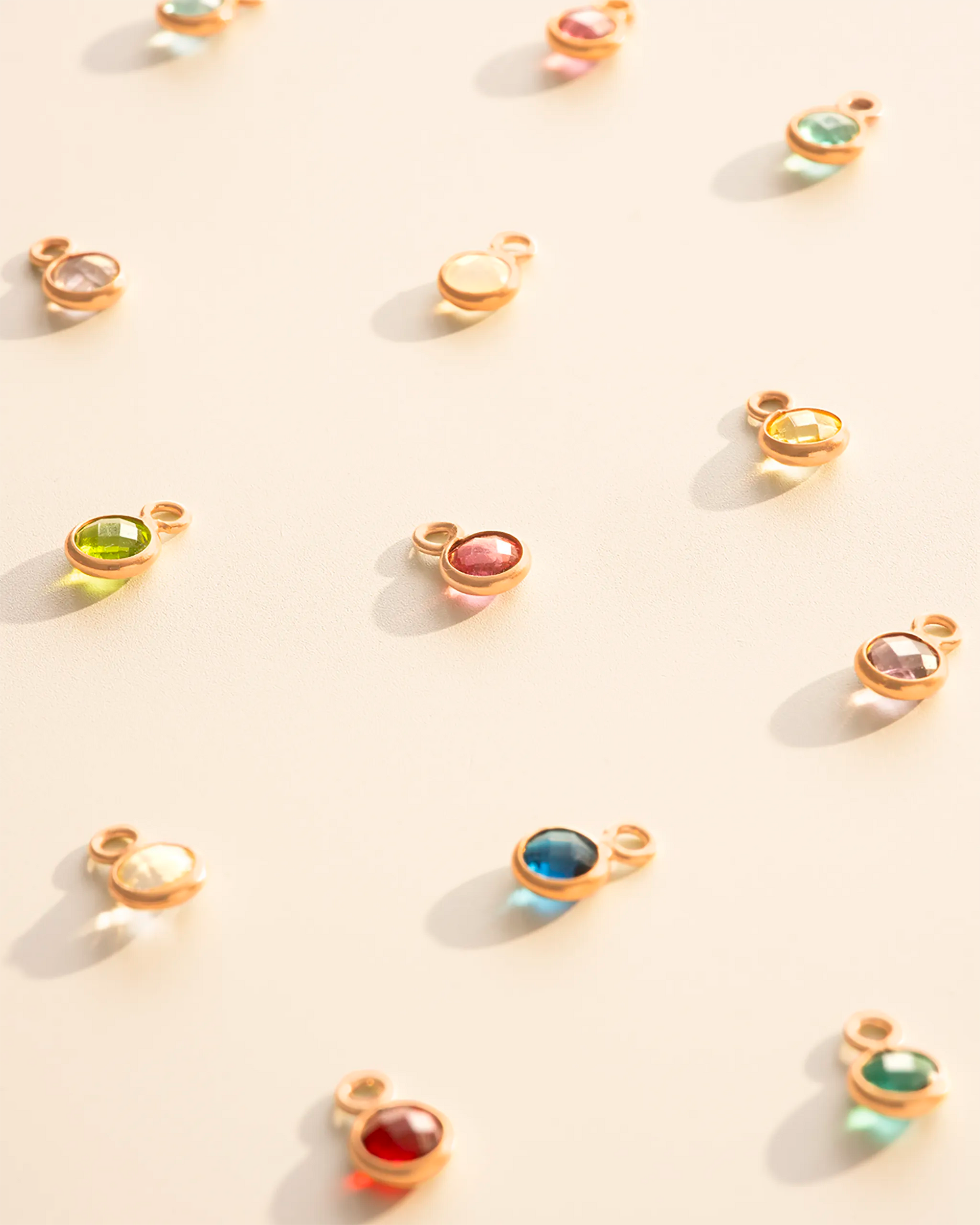 Add a Rose Gold 4mm Swarovski Crystal Birthstone Charm