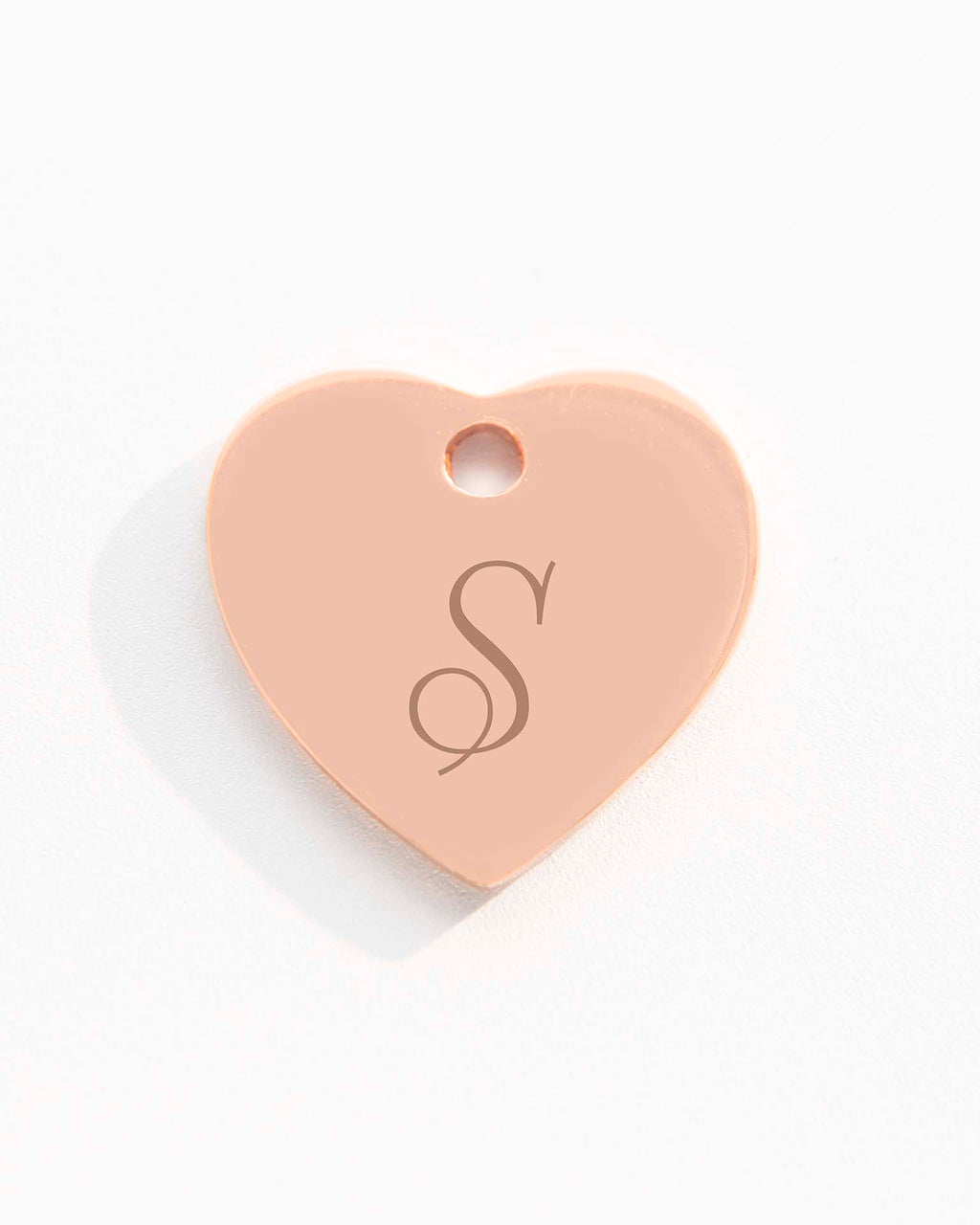 Add a Rose Gold 12mm Heart Charm