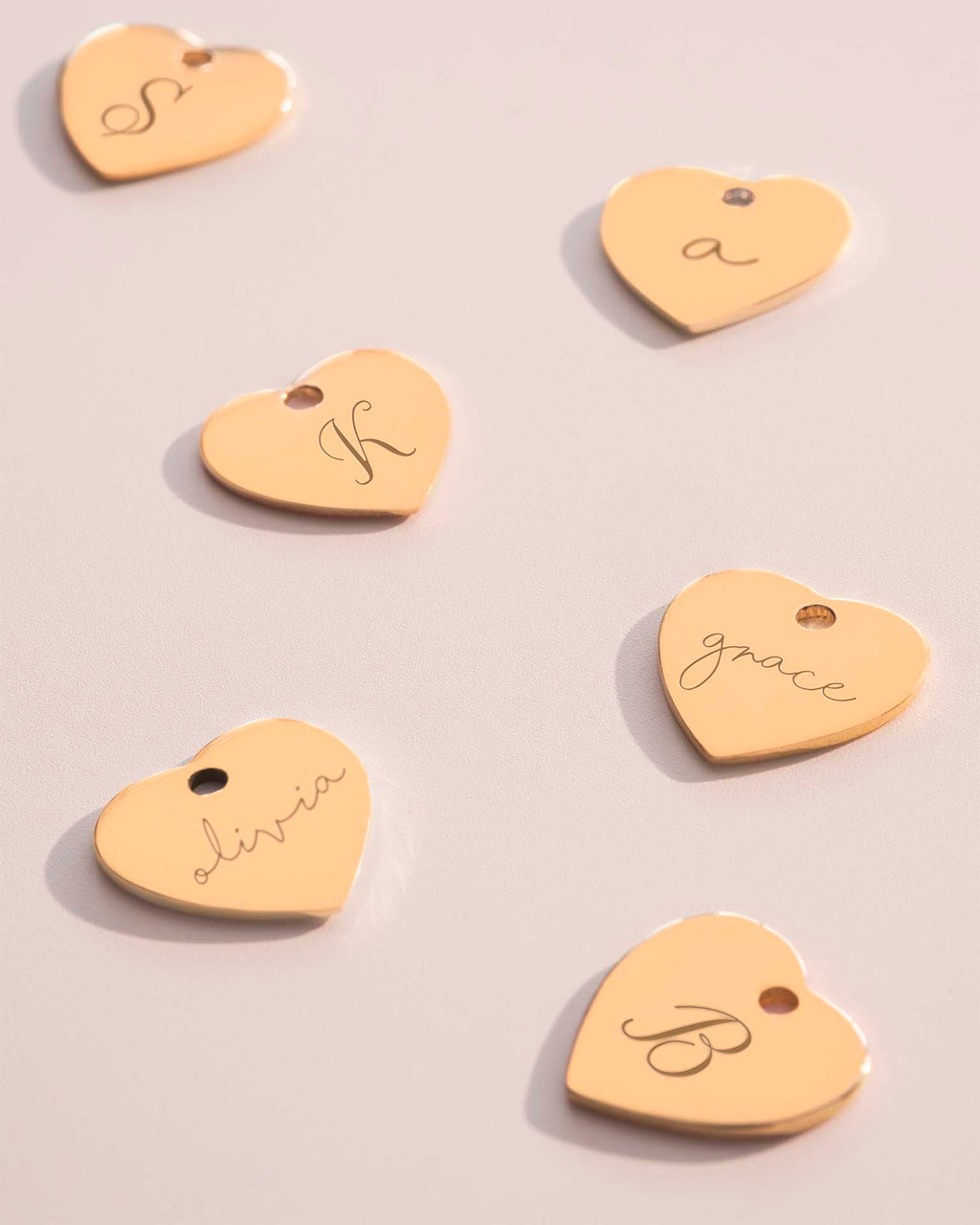 Add a Rose Gold 12mm Heart Charm