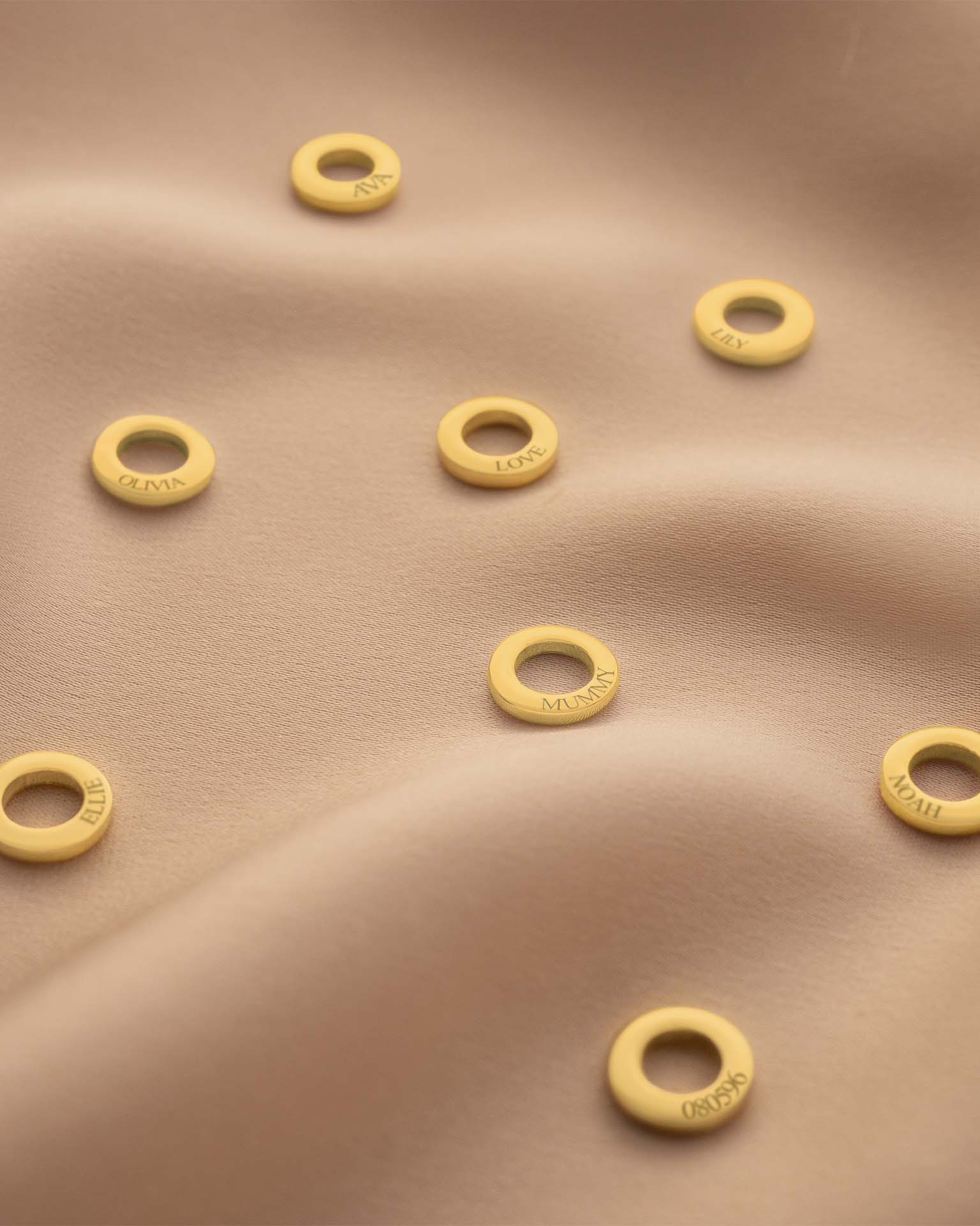 Add A Gold Mini Eternal Ring Charm