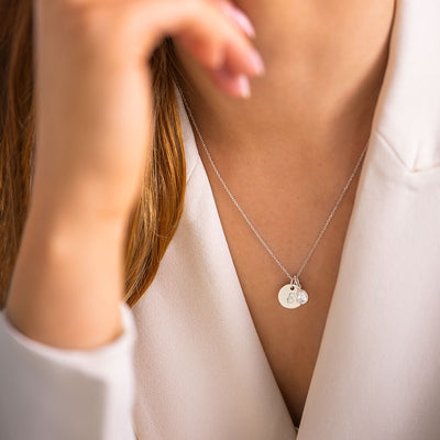 Initial and Birthstone Personalised Necklace