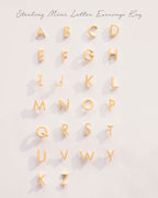 Gold Semi-Precious Birthstone Bar Letter Slider Bracelet