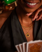 Silver Family Eternal Ring and Birthstone Personalised Necklace