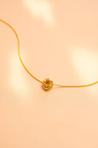 Gold Knot Pendant Necklace