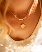 Silver Personalised Birthday Disc Name Necklace