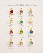 Silver Family Eternal Ring and Birthstone Personalised Necklace