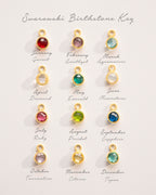Add a Silver 4mm Swarovski Crystal Birthstone Charm