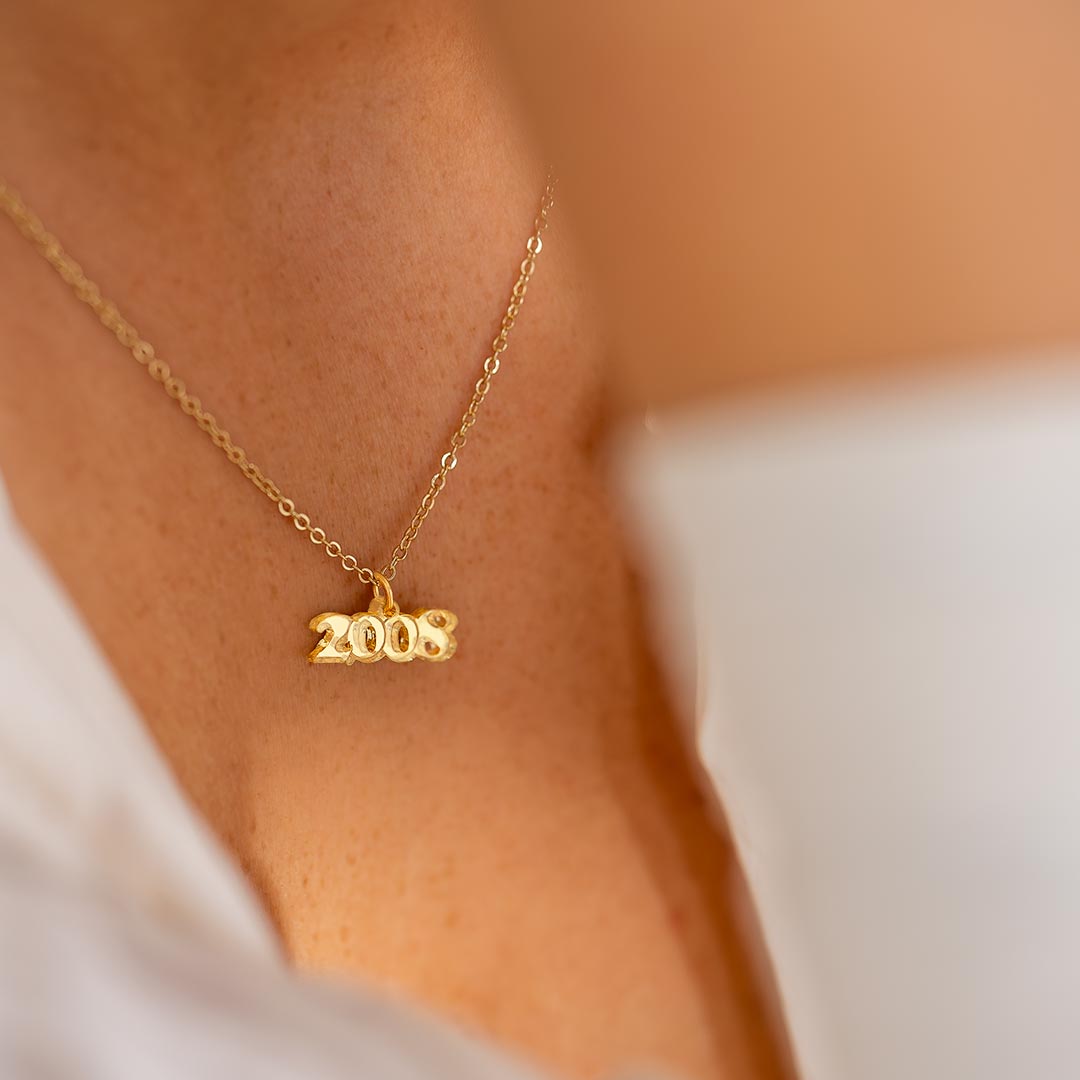 Statement Personalised Date Necklace