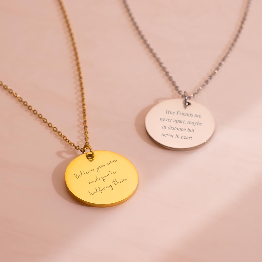 Asta Personalised Message Necklace