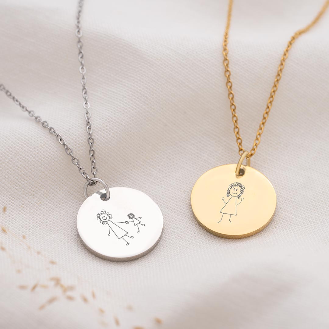 Asta Kid's Drawing Personalised Necklace